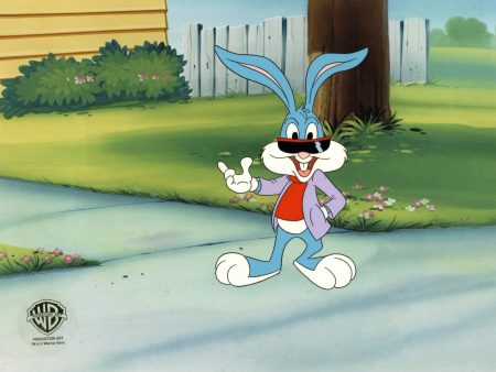 Tiny Toons Original Production Cel with Matching Drawing: Buster Bunny Sale