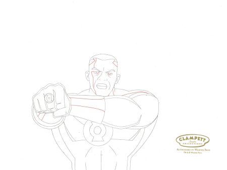 Justice League Original Production Drawing: Green Lantern For Discount