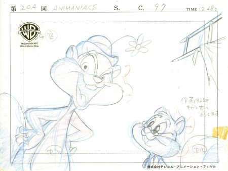 Animaniacs Original Production Drawing: Slappy, Skippy For Discount