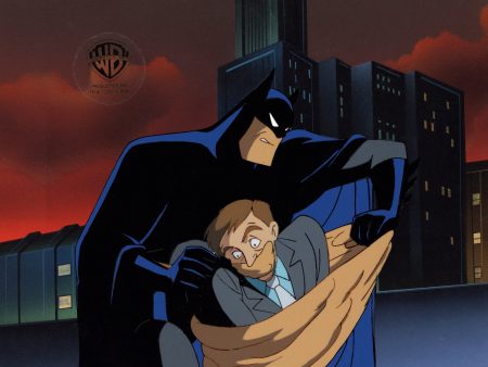 Batman The Animated Series Original Production Cel On Original Background: Batman, Germs Online Sale