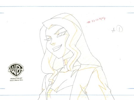 Justice League Unlimited Original Production Drawing: Black Canary on Sale