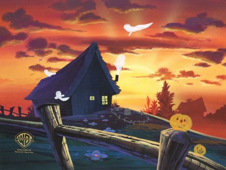 Tiny Toons Original Production Cel on Original Background: Halloween House Online