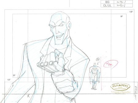 Superman Doomsday Original Production Drawing: Lex Luthor, Superman Online