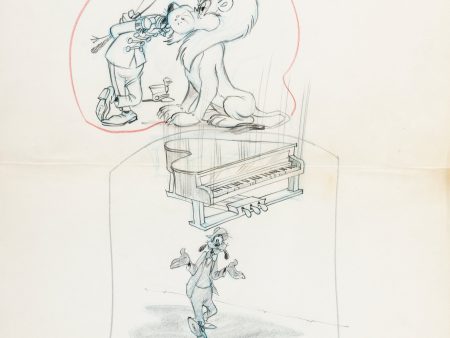 Original Goofy Publicity Drawing Online