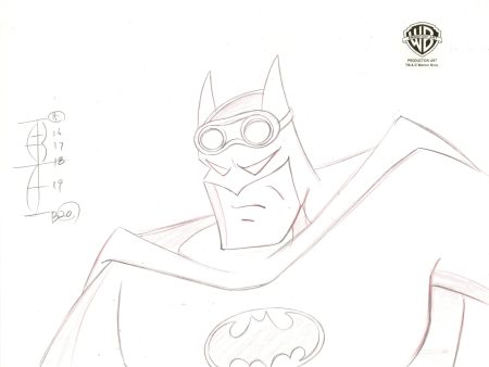 Batman The Animated Series Original Production Drawing: Batman For Sale