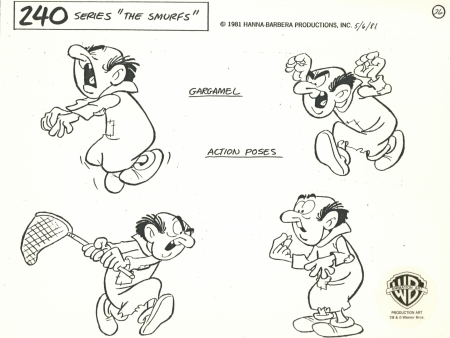 The Smurfs Original Stat Model Sheet Discount