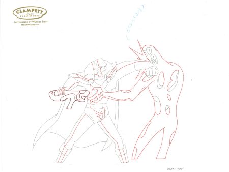 Justice League Original Production Drawing: Martian Manhunter Online now