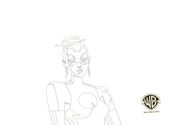 Justice League Unlimited Original Production Drawing: Roulette For Discount