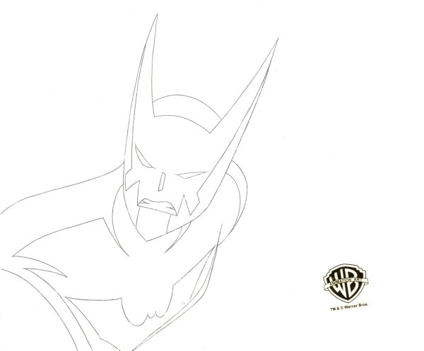 Batman Beyond Original Production Drawing: Batman Fashion