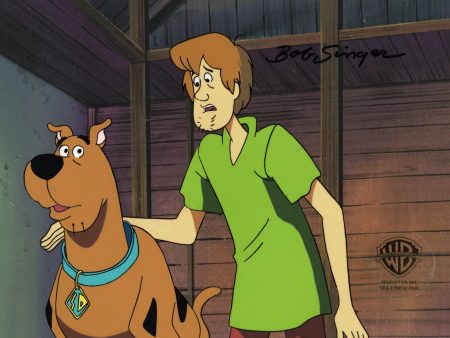 Scooby-Doo and the Witch s Ghost Original Production Cel and Matching Drawings Signed by Bob Singer: Scooby, Shaggy Discount