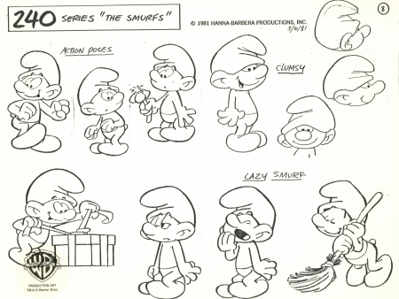 The Smurfs Original Stat Model Sheet Online