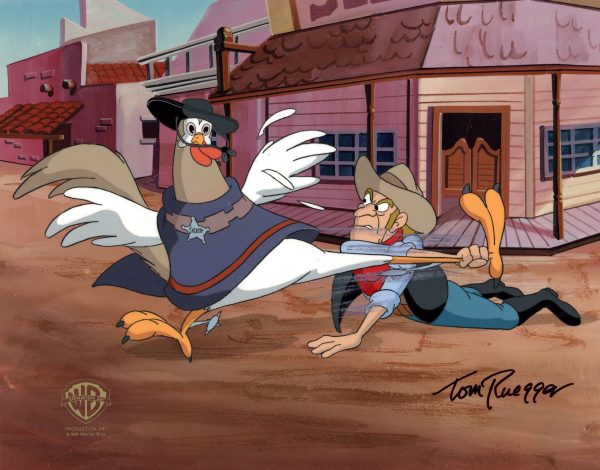 Animaniacs Original Production Cel Signed by Tom Ruegger: Chicken Boo Online now