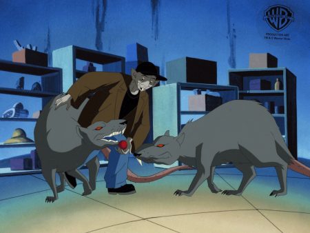 Batman Beyond Original Production Cel with Matching Drawing: Ratboy Hot on Sale