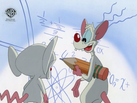 Pinky And The Brain Original Production Cel with Matching Drawing: Pinky, Brain Online