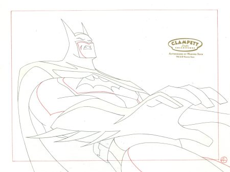 Justice League Original Production Drawing: Batman For Cheap