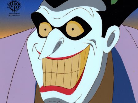 Batman The Animated Series Original Production Cel with Matching Drawing: Joker Online now