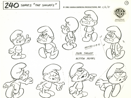 The Smurfs Original Stat Model Sheet For Discount