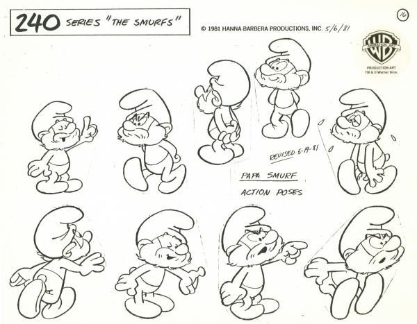 The Smurfs Original Stat Model Sheet For Discount