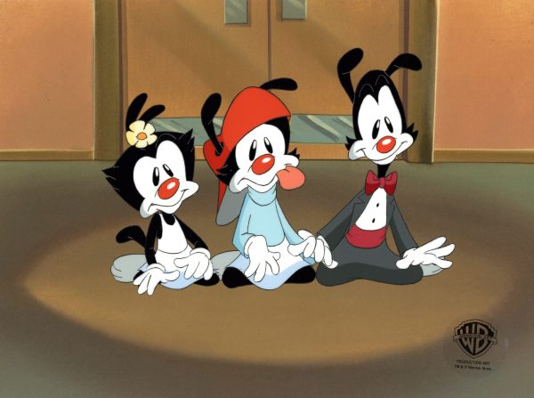 Animaniacs Original Production Cel: Yakko, Wakko, Dot Online now