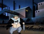 Batman The Animated Series Original Production Cel On Original Background: Penguin Hot on Sale