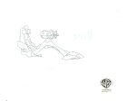 Superman The Animated Series Original Production Cel on Original Background with Matching Drawings: Chameleon Boy, Cosmic Boy, Saturn Girl, Clark Sale