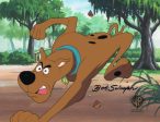 Scooby-Doo on Zombie Island Original Production Cel on Original Production Background with Matching Drawing Signed by Bob Singer: Scooby For Discount