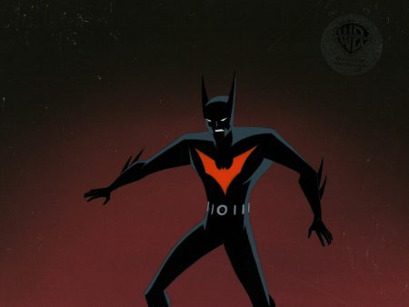 Batman Beyond Original Production Cel with Matching Drawing: Batman For Cheap