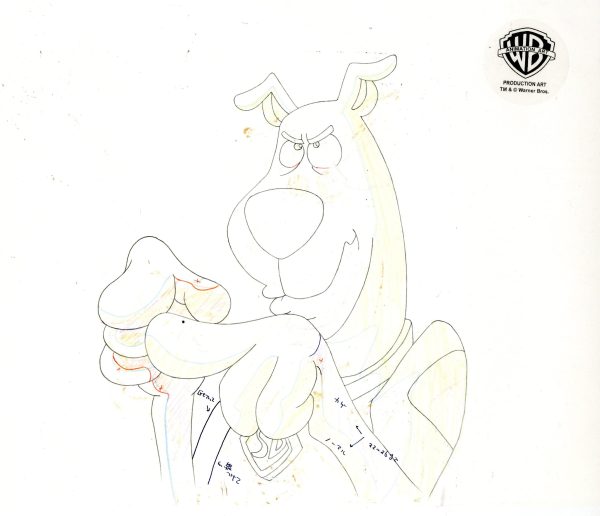 Scooby-Doo and the Witch s Ghost Original Production Cel and Matching Drawing Signed by Bob Singer: Scooby For Discount