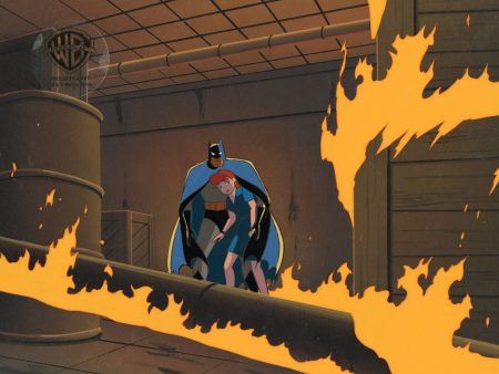 Batman and Mr. Freeze SubZero Original Production Cel On Original Background: Batman, Barbara Online