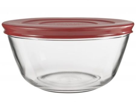 Glass Mixing Bowl with Lid Supply