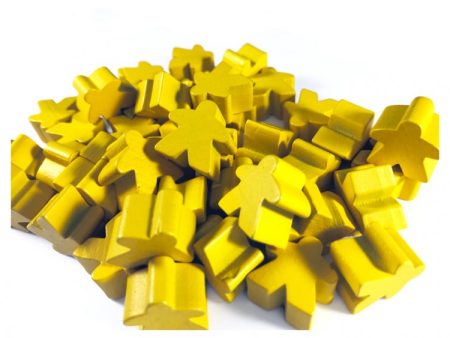 Apostrophe Games - Wooden - Meeples (Yellow) Discount