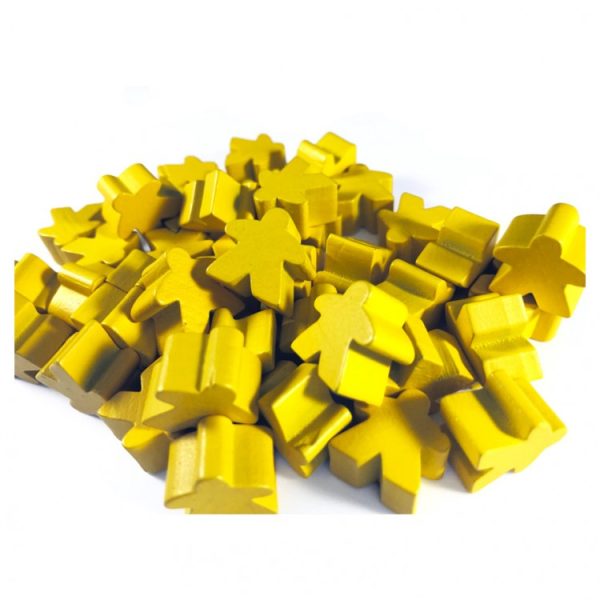 Apostrophe Games - Wooden - Meeples (Yellow) Discount