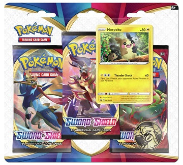 Pokémon - Sword & Shield Booster Sleeved 3-Pack Blister Online Sale