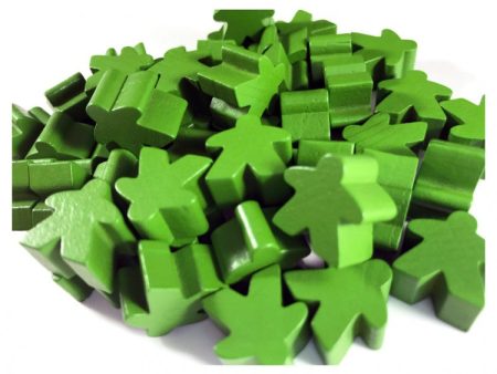 Apostrophe Games - Wooden - Meeples (Green) Online now