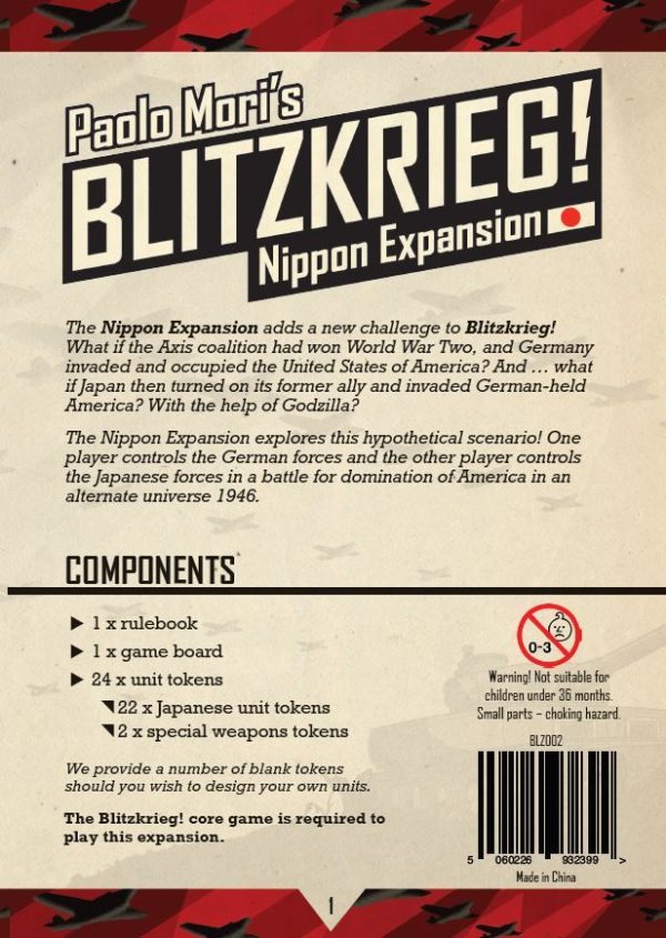 Blitzkrieg!: Nippon Expansion Discount