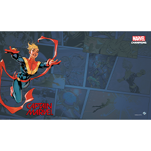 Marvel Champions: The Card Game – Captain Marvel Playmat Discount